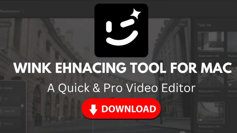 Wink Video Retouching Tool For MAC 2024 v1.1.70 [Premium Editor]